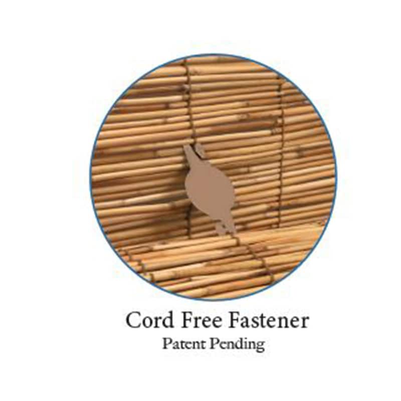 Radiance 72-inch Natural Peeled and Polished Reed Blind