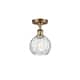 Option Clear Water Glass / Brushed Brass