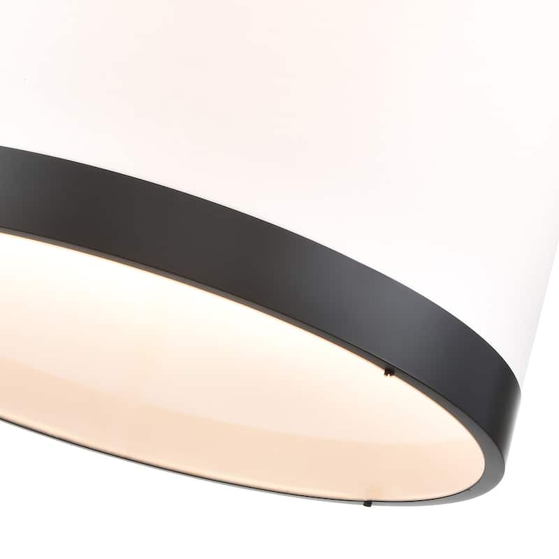 Artcraft High Street 8-Light Chandelier - Black Finish