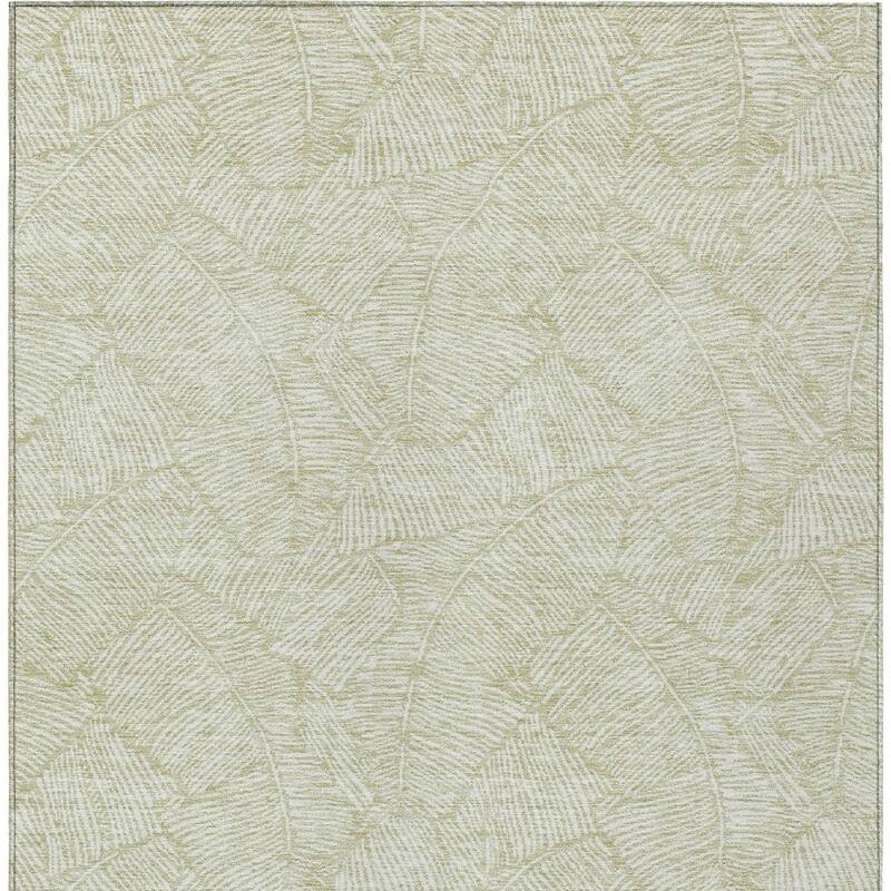 HomeRoots Floral Transitional Rectangle Outdoor Rug