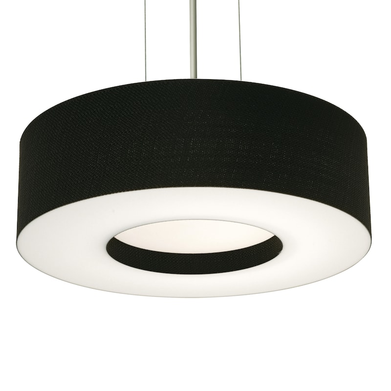 AFX MCP1524MB-BK Montclair 3 Light 15" Wide Suspension Pendant with - Satin Nickel
