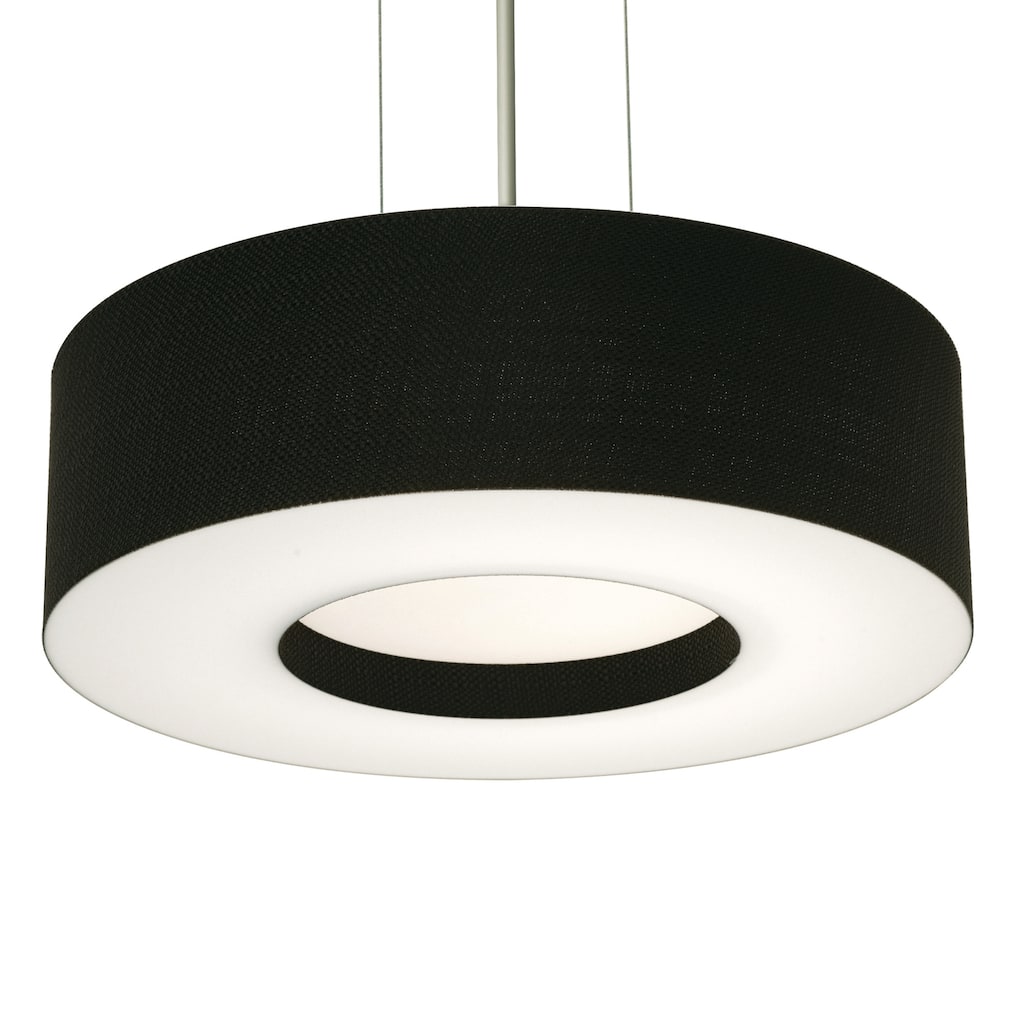 AFX MCP1524MB-BK Montclair 3 Light 15" Wide Suspension Pendant with