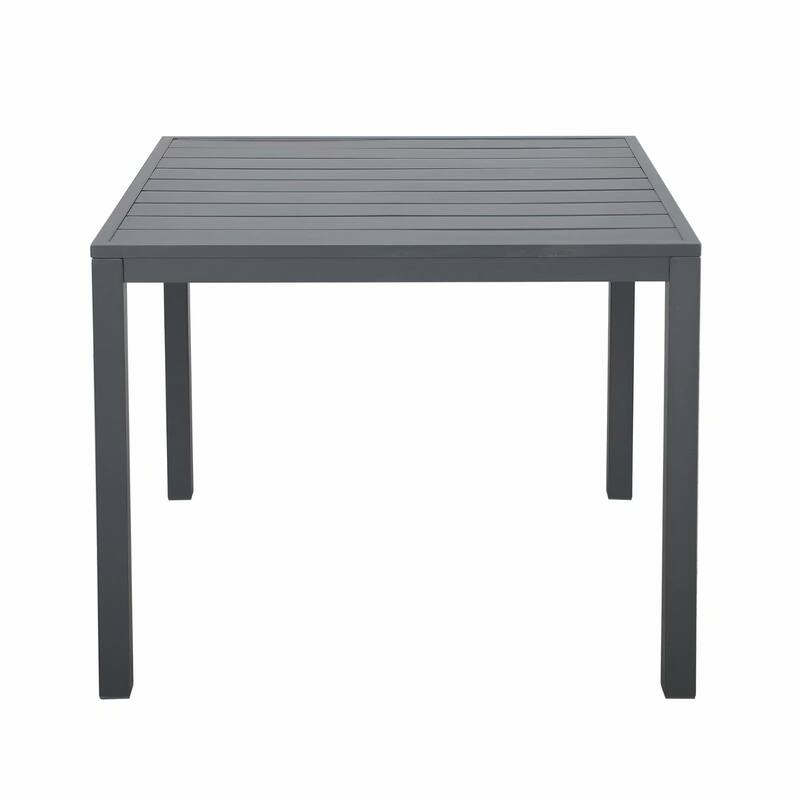 35" x 35" Aluminum Outdoor Square Dining Table
