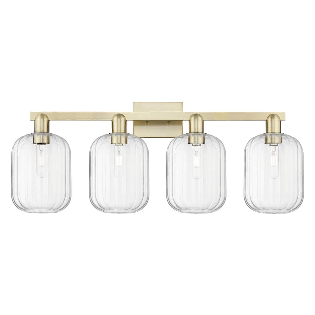 Innovations Lighting Downtown Urban - Preston - 4 Light 36" Jar Shade Bath Vanity Light
