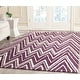 preview thumbnail 5 of 122, SAFAVIEH Handmade Cambridge Tinnie Modern Moroccan Wool Rug 3' x 5' - Purple/Ivory - Rectangle