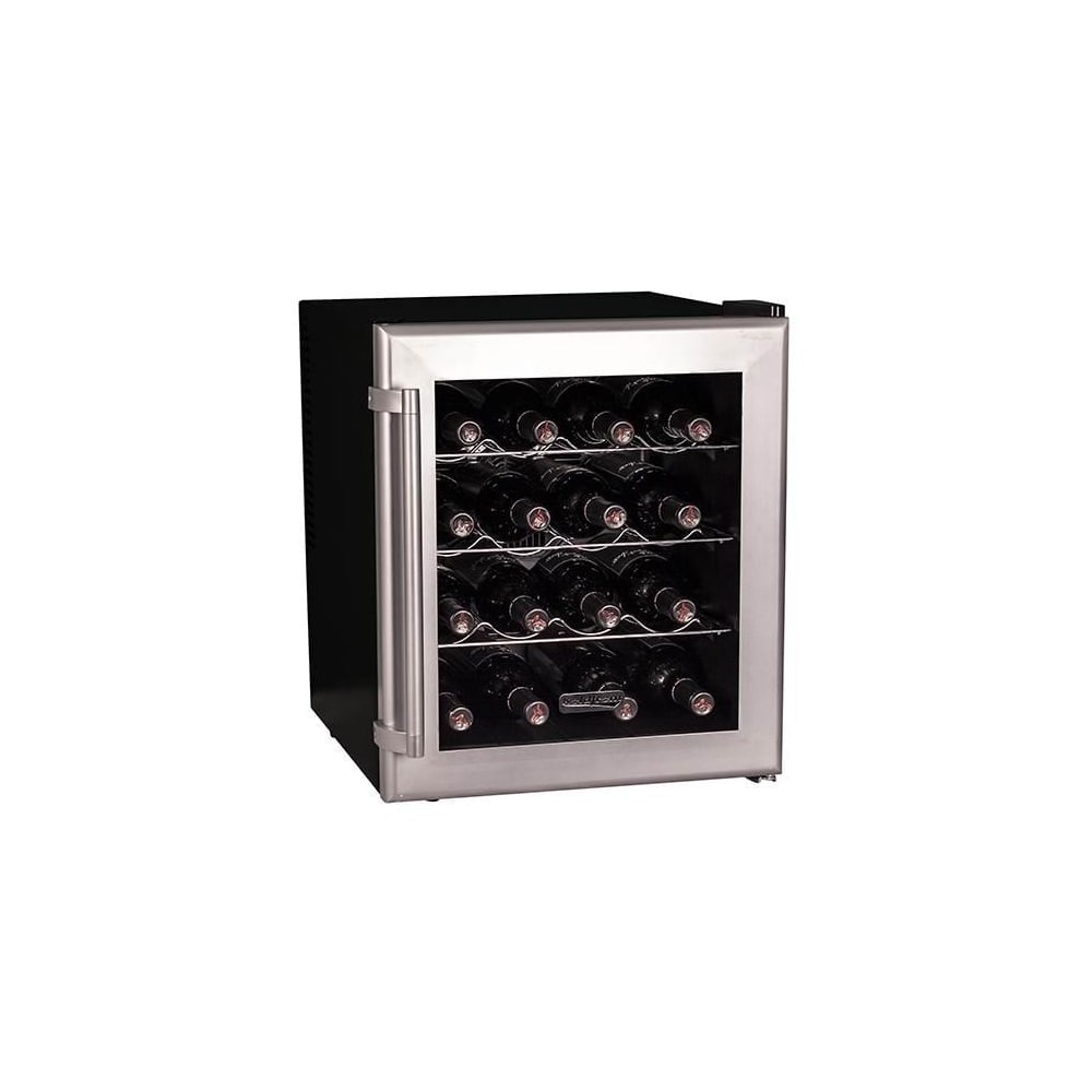 Shop Koldfront Twr160 17 Wide 16 Bottle Wine Cooler With Thermoelectric Stainless Steel Overstock 14270255