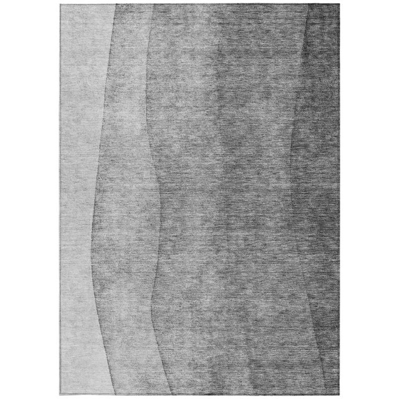 HomeRoots Ombre Transitional Rectangle Outdoor Rug