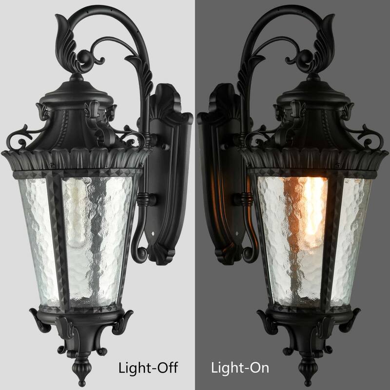 Piomonte Outdoor Wall Lantern Sconce Waterproof Porch Light Fixture 1-Light