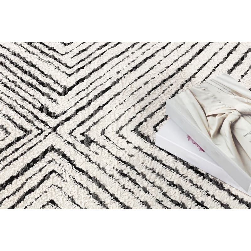 Cairo Collection Transitional Abstract Area Rug