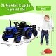preview thumbnail 34 of 33, Kids Ride on Tractor with Remote Control, 12V Battery Powered Electric Tractor