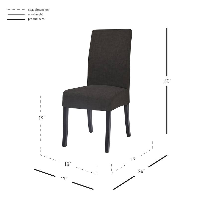 NPD Furniture Valencia Bicast Leather Dining Chair (Set of 2)