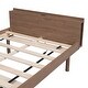 preview thumbnail 30 of 30, Twin Size Bed Frame with Storage Headboard and USB Ports, Kids Twin Bed with Support Slat, Wooden Twin Platform Bed for Bedroom
