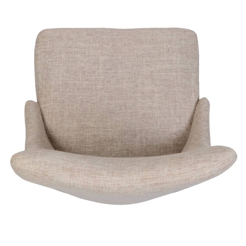 Modern Set of 2 Dining Chairs with Fabric Upholstered Backrest Seat, Wood Finish, Metal Legs for Dining Room Living Room