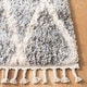 preview thumbnail 15 of 36, SAFAVIEH Berber Fringe Shag Mena Trellis Rug