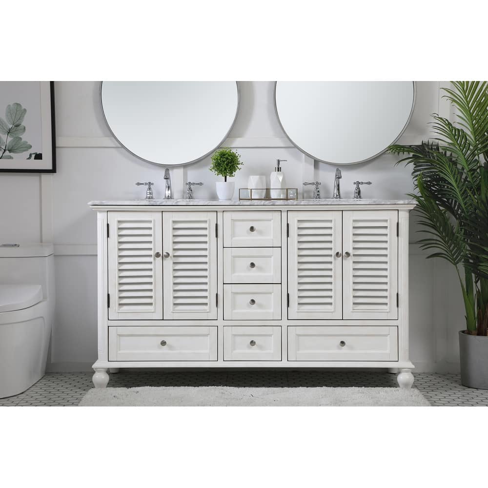 Core 60 Inch Double Bathroom Vanity