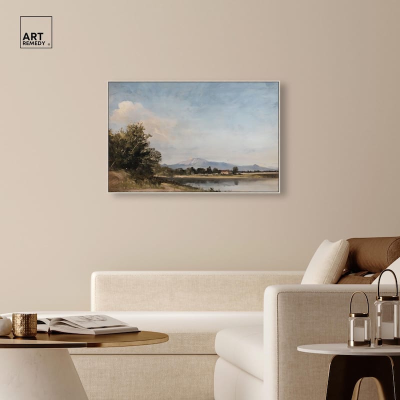 Hilltop Tower View III Canvas by Art Remedy