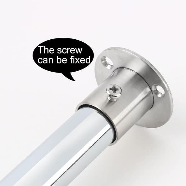 Shop 304 Stainless Steel Clothes Closet Rod Bracket Flange Lever