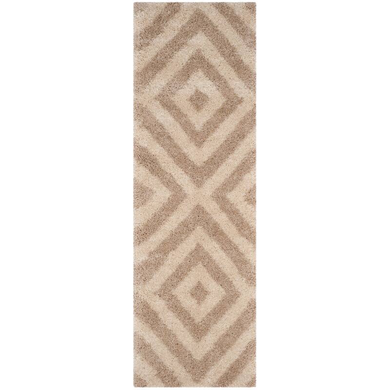 SAFAVIEH Portofino Shag Sakineh Modern 2-inch Thick Rug