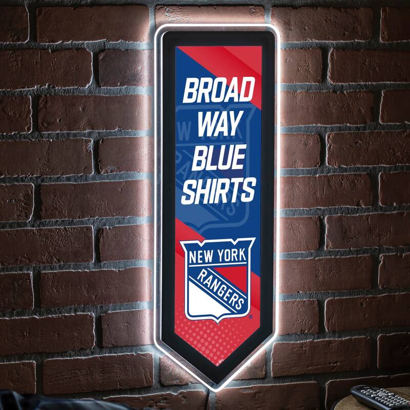 New York Rangers LED Lighted Sign - Multi