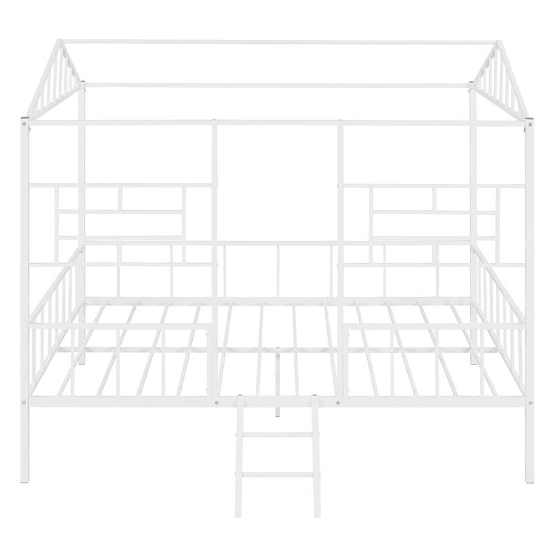 Metal Tree House Bed Frame for Kids, Twin/Full Size, Sturdy Frame, No Box Spring Required
