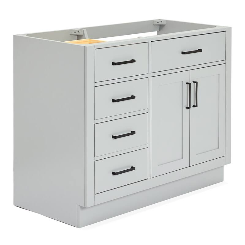 Ariel T042S-R-BC Hepburn 42" Single Free Standing Vanity Cabinet Only