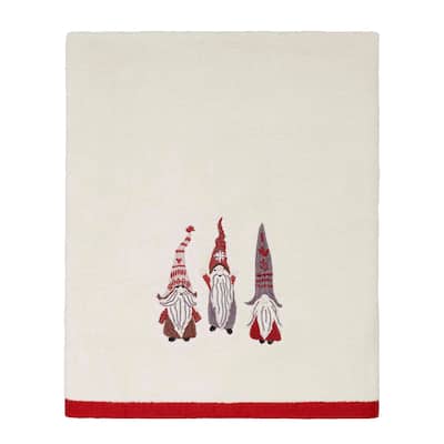 Avanti Linens Christmas Gnomes Bath Towel - Bath Towel