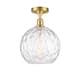 Option Satin Gold / Clear Water Glass