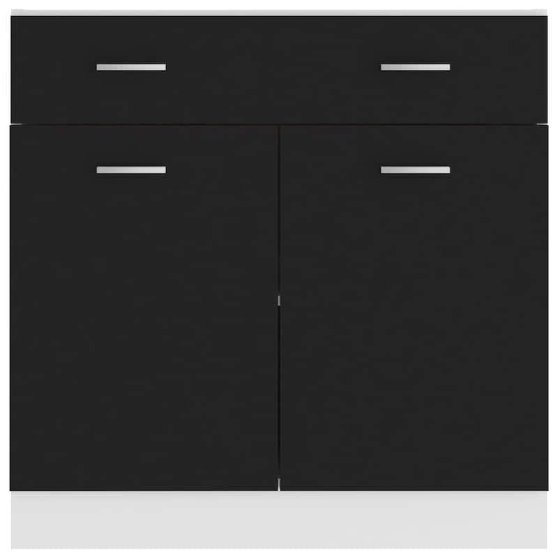 vidaXL Kitchen Cabinet Storage Cupboard Under Sink Organizer Engineered Wood
