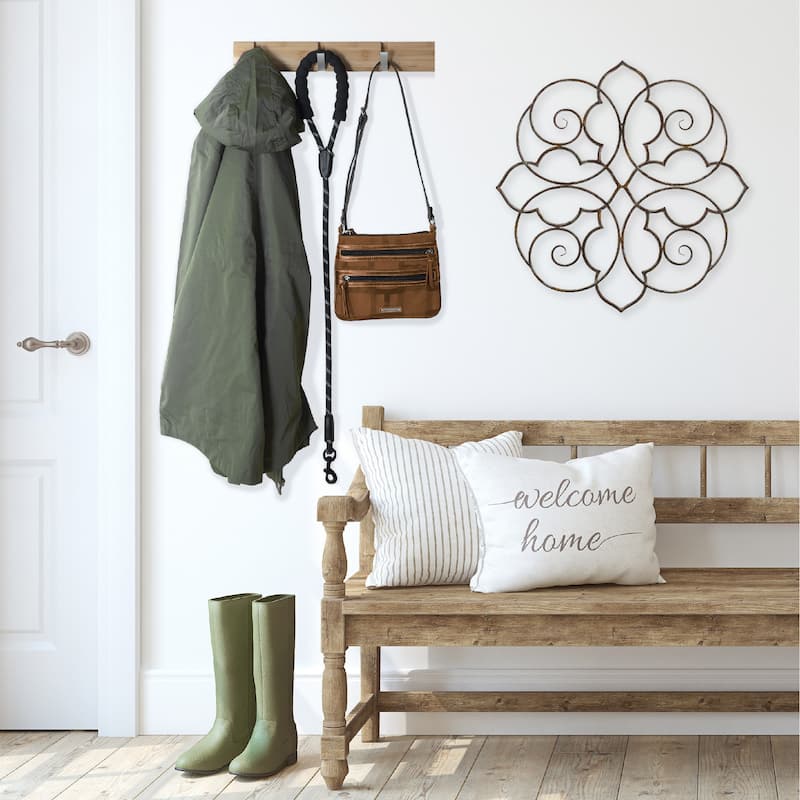 Southern Patio 27 in. H Taza Outdoor Metal Wall Decor