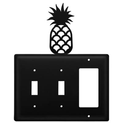 Triple Pineapple - Switch Cover Triple - CUSTOM Product - If Out Of Stock, Allow 4 to 6 Weeks - 8