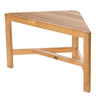 Teak Shower Bench Fiji corner 31" (80 cm)