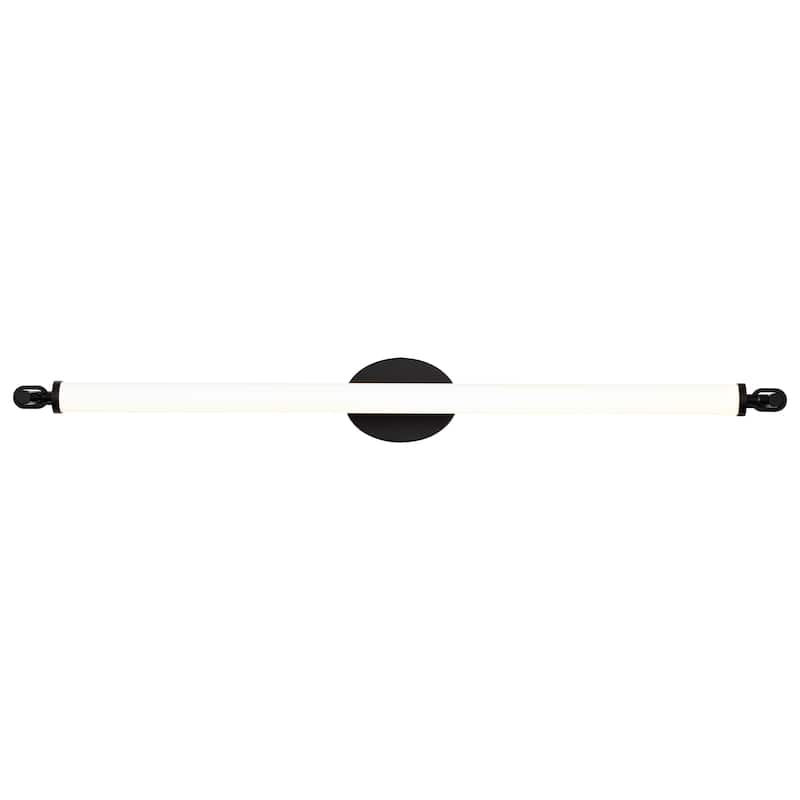 Edgeworth 40 Inch LED Vanity Matte Black Acrylic Lens