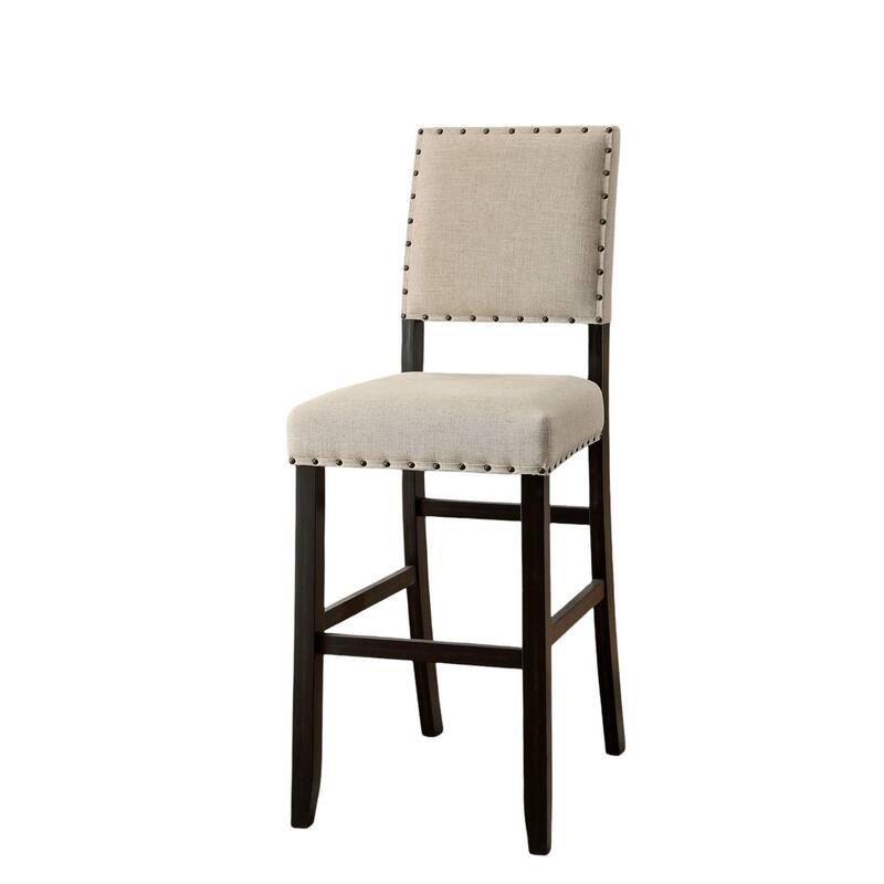 5 Piece Kitchen Dining Table Set, Counter Height Dining Table Set with Rectangular Table and 4 Chairs with Nailhead Trim