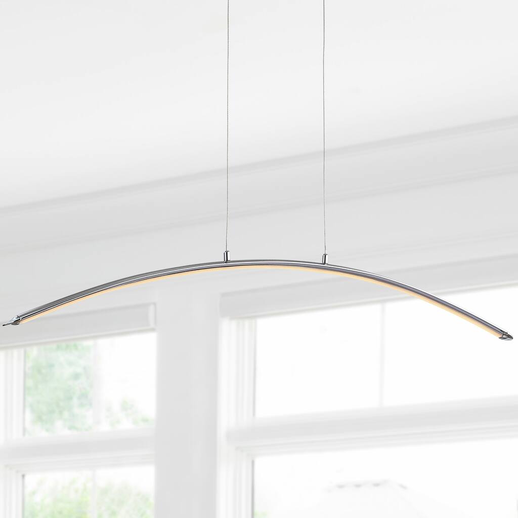 Roxanna 42" Dimmable Adjustable Integrated LED Metal by JONATHAN Y