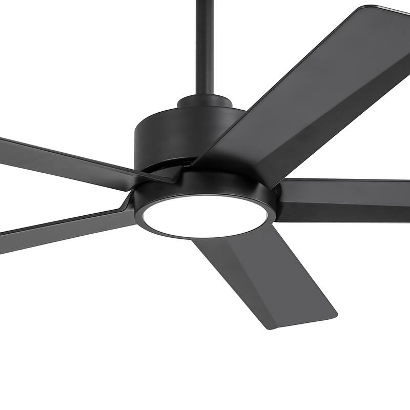 Breezary 65"/52"/42" 5-Blade LED Ceiling Fan with Light Kit and Remote