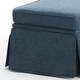 preview thumbnail 86 of 152, Rectangle Chenille Upholstered Storage Ottoman