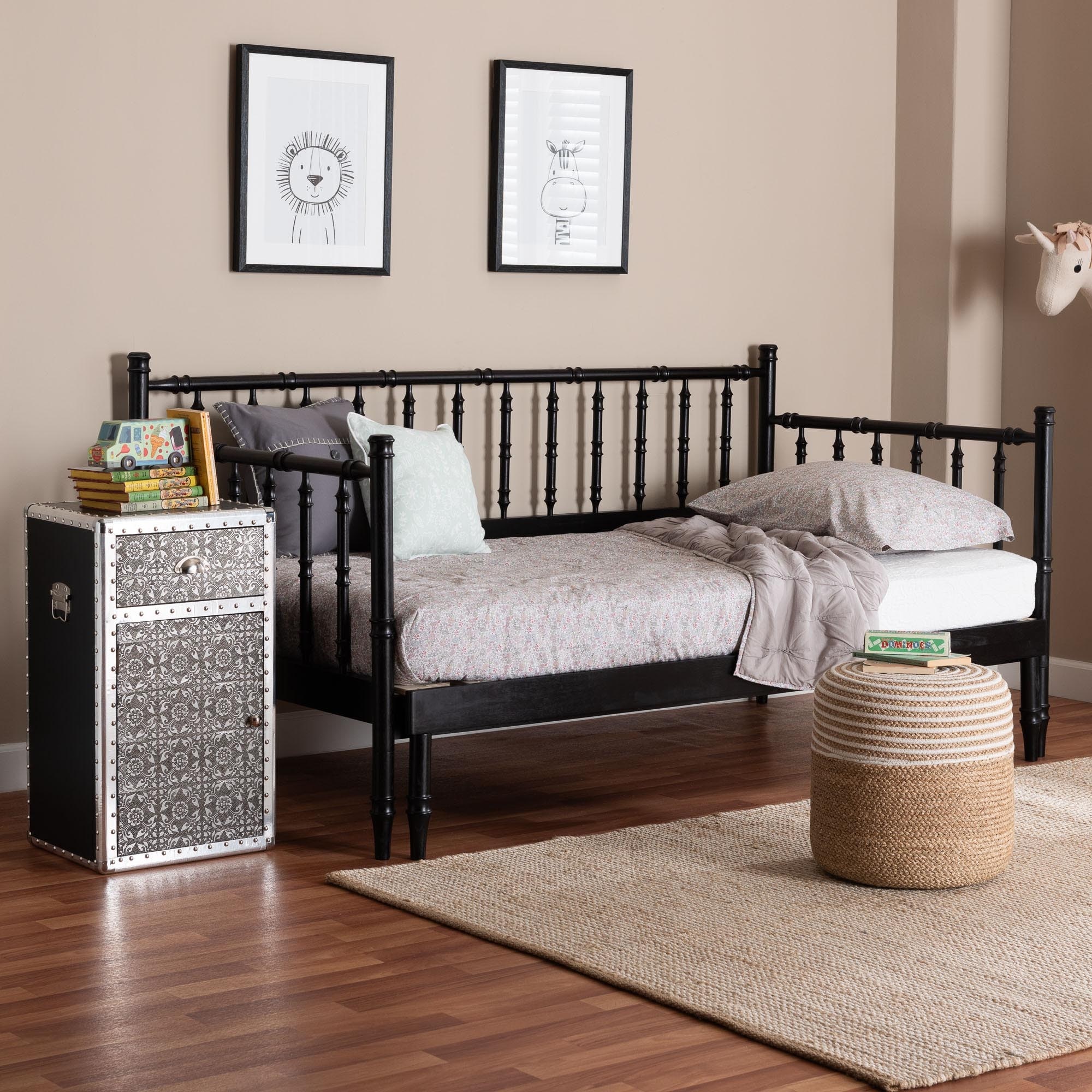 Marisela Twin-To-King Expandable Daybed - Wood Spindle Bed Frame