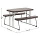 preview thumbnail 41 of 46, Indoor/Outdoor Commercial Grade Kids Folding Picnic Table with Benches - 37.5"D x 32.625"W x 21.5"H
