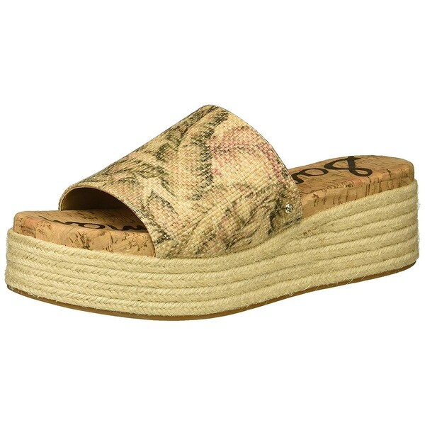 sam edelman weslee platform slide sandal