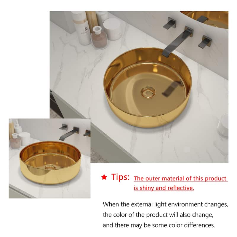 Ceramic Circular Vessel Bathroom Sink Art Sink