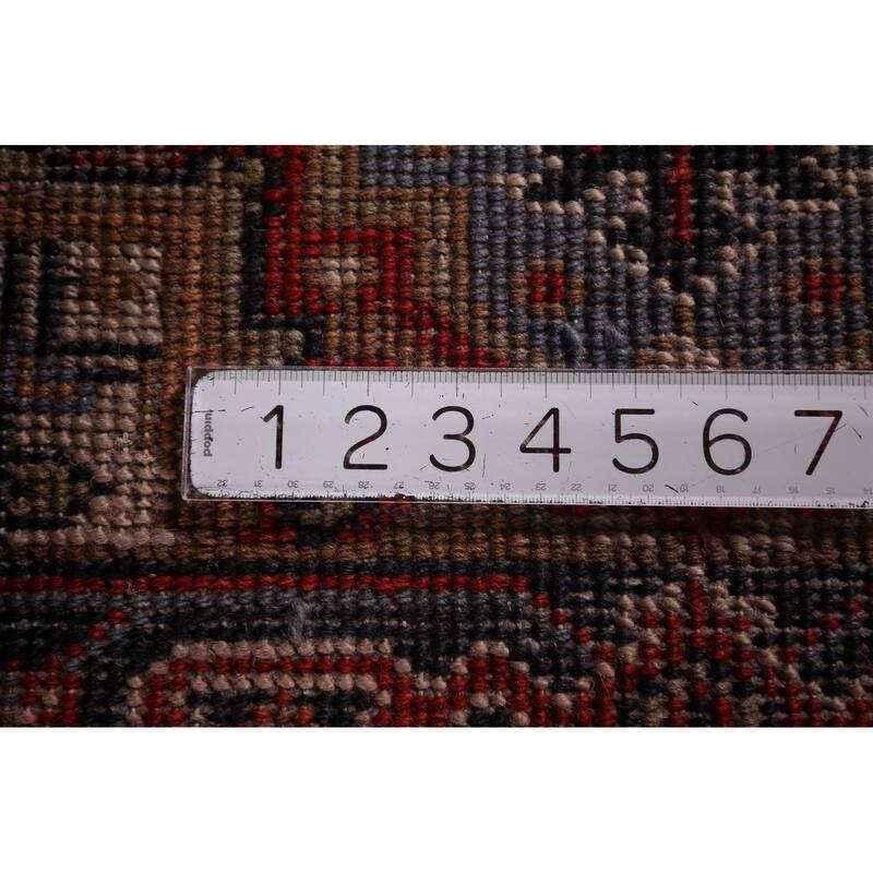 Blue Heriz Serapi Oriental Runner Rug Handmade Wool Carpet - 2'7"x 7'11"