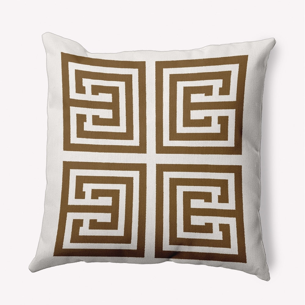 Greek Key Decorative Indoor/Outdoor Pillow