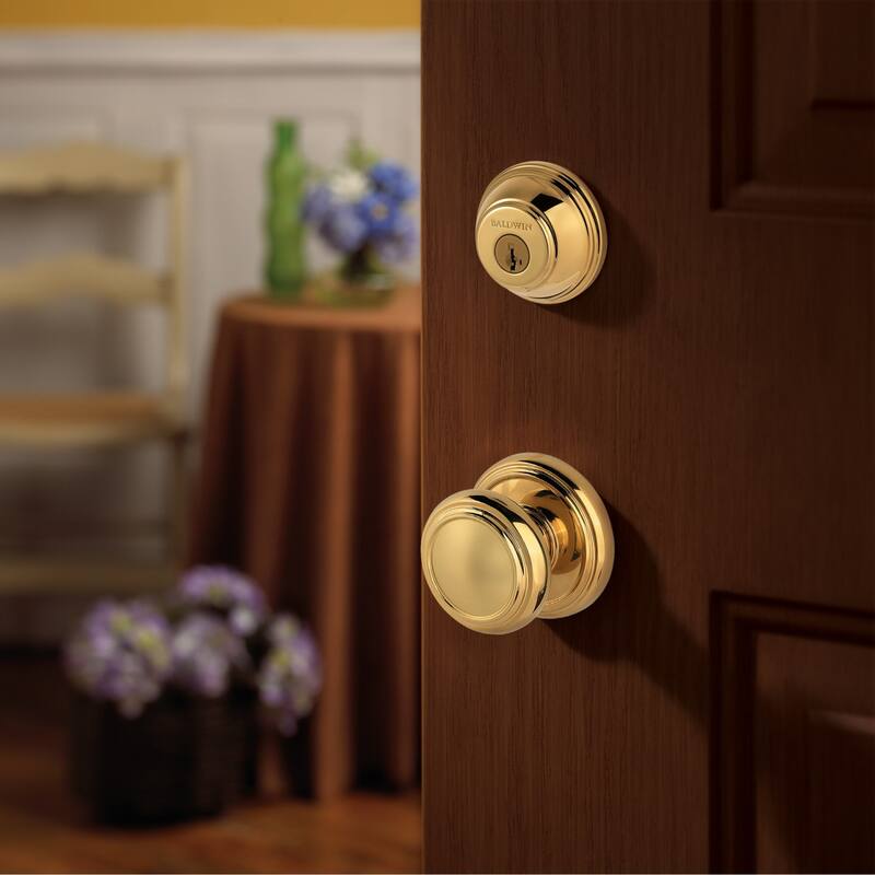 Baldwin Alcott Reversible Non-Turning One-Sided Dummy Door Knob with
