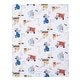 preview thumbnail 3 of 6, Bedtime Originals Construction Zone White Cozy Fleece Trucks Baby Blanket