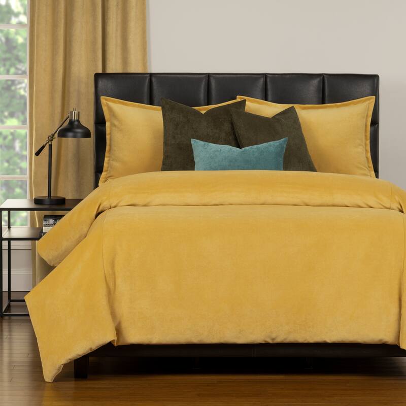 Mixology Padma 7 Piece Duvet Cover and Insert Set - Pollen - Queen