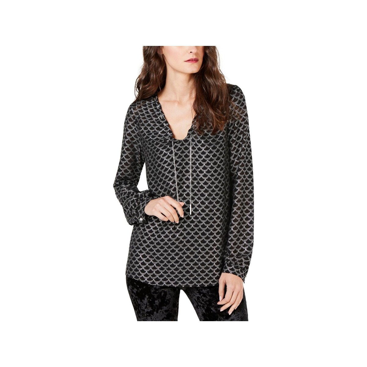 michael kors chain blouse