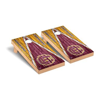 Bethune Cookman Wildcats Triangle Cornhole Board Set