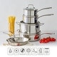 preview thumbnail 25 of 23, Martha Stewart Castelle 10 Piece Stainless Steel Cookware Set