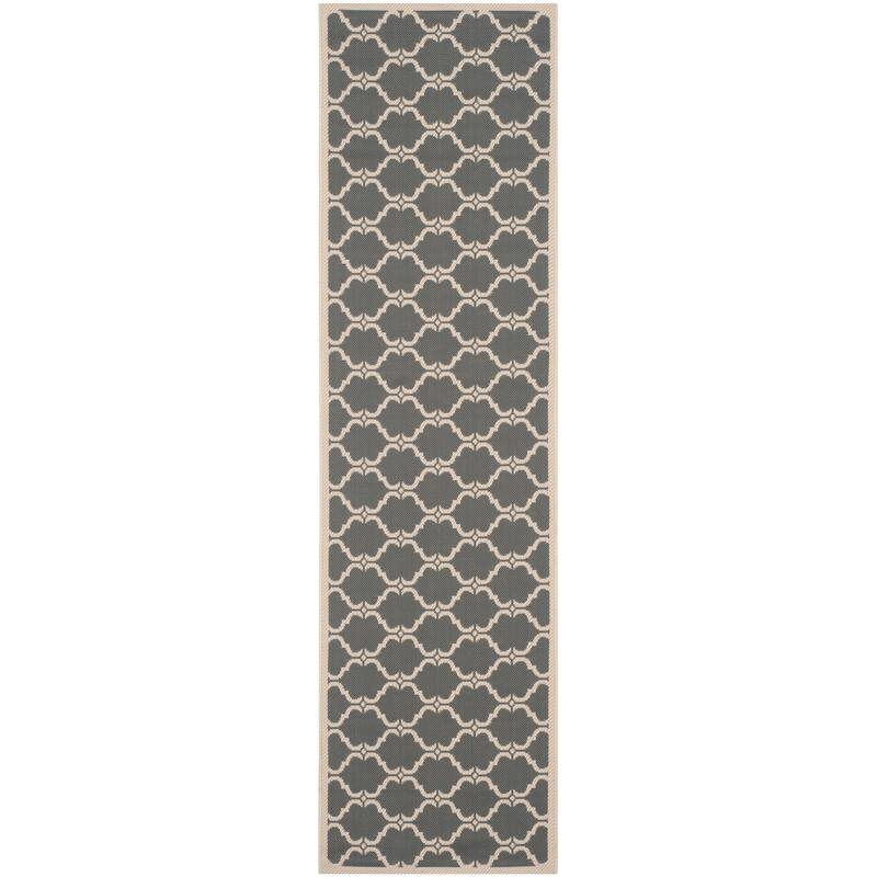 SAFAVIEH Courtyard Rozina Indoor/ Outdoor Waterproof Patio Backyard Rug