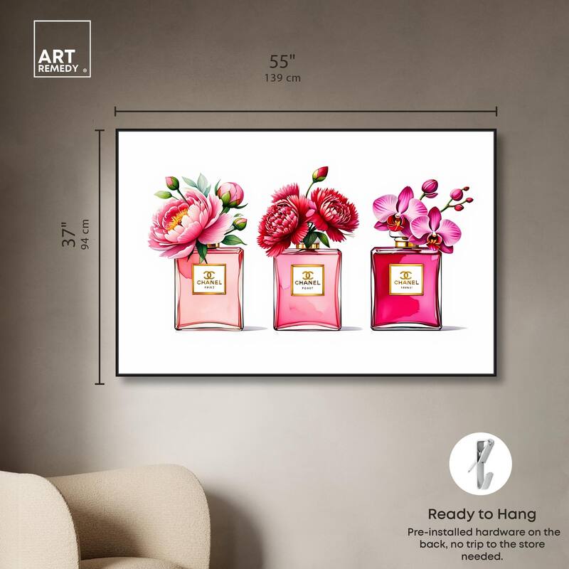 Fragrant Florals Canvas by Art Remedy